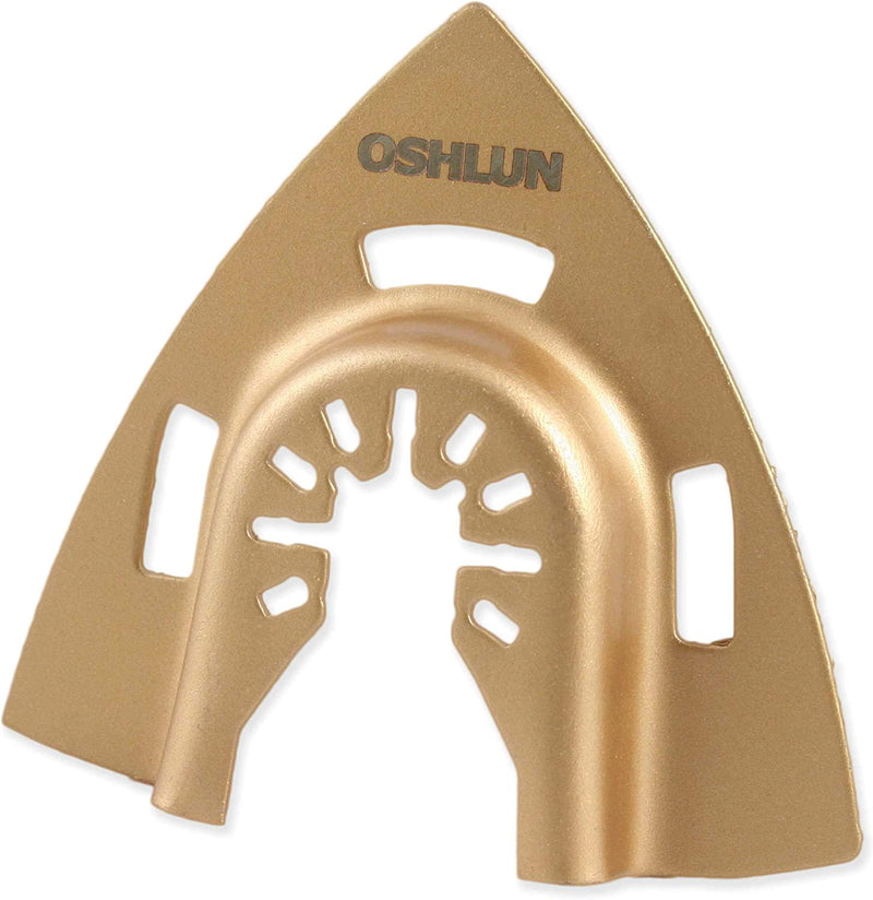 Oshlun MMC-6201 3-Inch Triangular Carbide Rasp with Quick-Fit Arbor for Standard and Quick Change Tools (1-Pack)