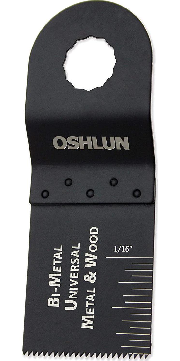 Oshlun MMR-0110 1-1/3-Inch Universal Bi-Metal Oscillating Tool Blade for Rockwell or Worx SoniCrafter Hex, 10-Pack