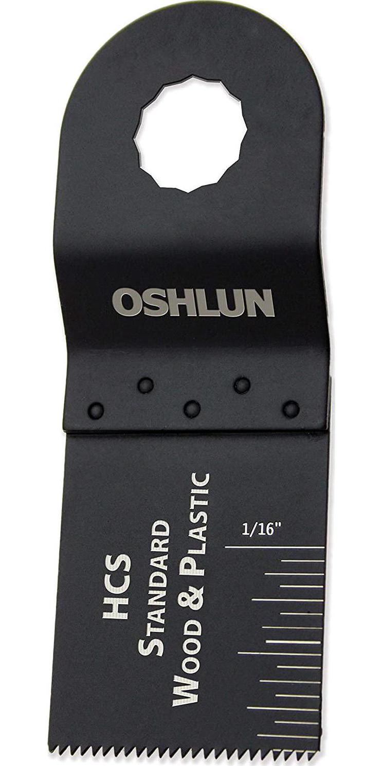 Oshlun MMR-0310 1-1/3-Inch Standard HCS Oscillating Tool Blade for Rockwell or Worx SoniCrafter Hex, 10-Pack