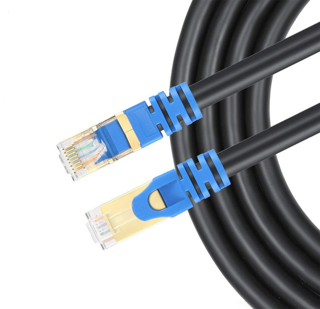 UGREEN Ethernet Cable, Cat 7 Gigabit LAN Network RJ45 High-Speed Patch Cord  Flat Design 10Gbps 600Mhz/s for Raspberry Pi 4, Console, PS3, PS4, Switch