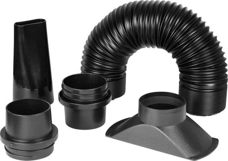 POWERTEC 70207 4 Inch Flexible Dust Collection Hose and Fittings Kit