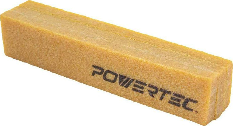 POWERTEC 71002 Abrasive Cleaning Stick for Sanding Belts and Discs | Natural Rubber Eraser - Woodworking Shop Tools for Sanding Perfection
