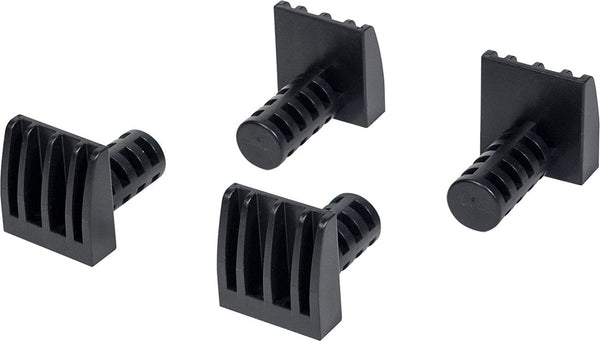 POWERTEC 71037 Low Profile Bench Dogs | Woodworking Workbench Peg Stoppers for 3/4 Holes | Black 4 Pack