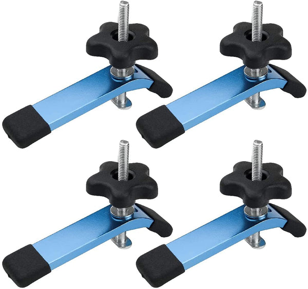POWERTEC 71168-P2 T-Track Hold Down Clamps, 5-1/2 L x 1-1/8 Width, Set of 4
