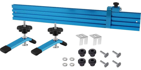 POWERTEC 71633 Woodworking Fence Kit for T-Slot Drill Press Table Tops