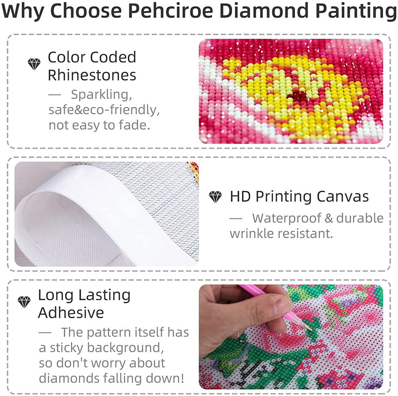 12 Pack Diamond Painting Kits, 5D Diamond Art Kits for Adults Full Drill  Diamond