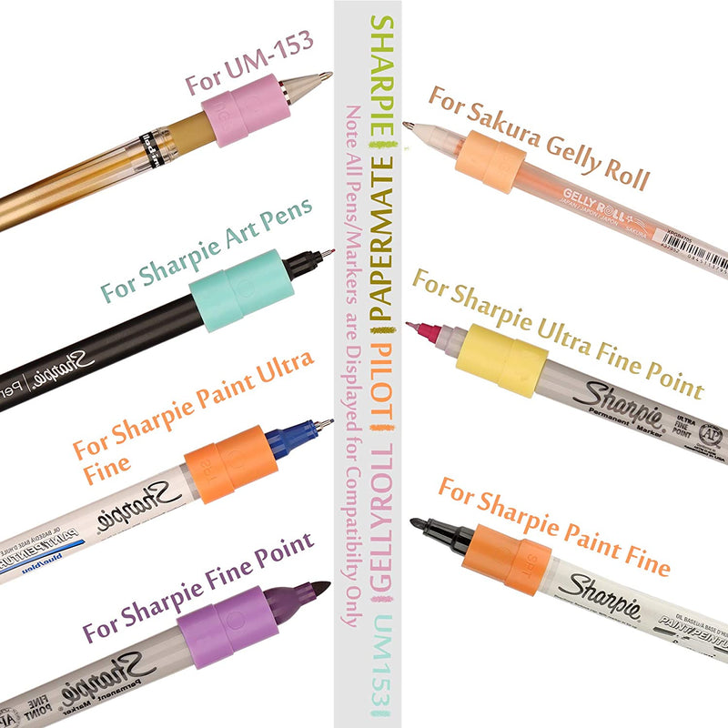 Pens Adapter Kit for Cricut Maker 3 Explore 3 Air 2 Air Maker - Compatible with Sharpie/Crayola/BIC - 15 Pack x 2