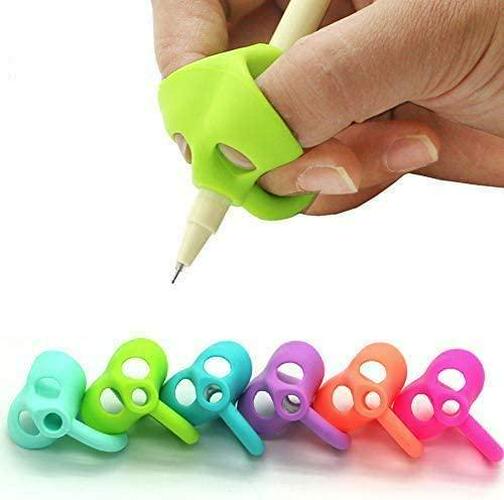 Pencil Grips,PIONEERS Finger Grip 2022 Generation New Mechanical Pencil Grip Elephant Shape For Kids Preschoolers Children Adults Special Needs for Left or Right Hand (6PCS)