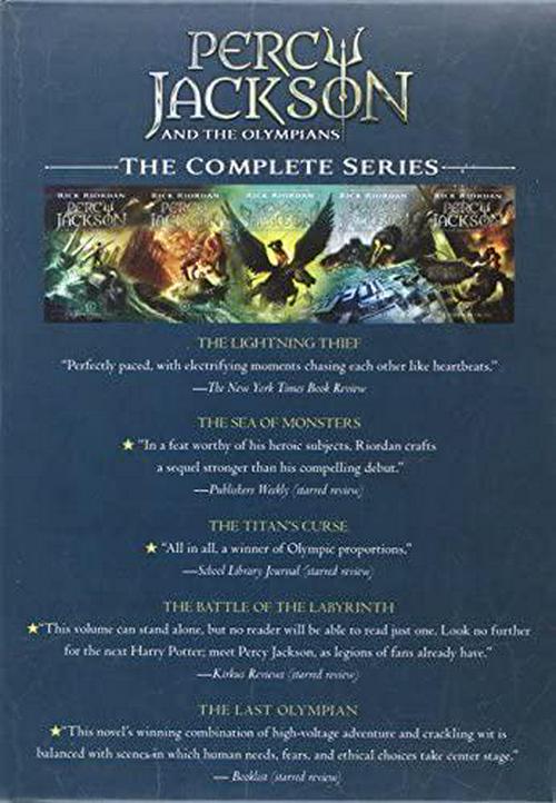 Percy Jackson And The Olympians 5 Book Paperback Boxed Set