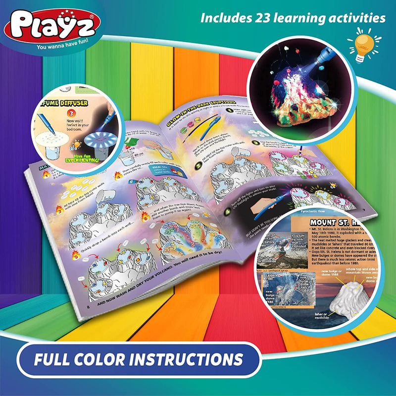 Playz Main Explosive Rainbow Volcano Kit (Limited Edition)