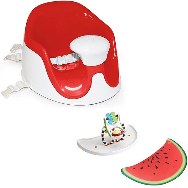 Prince Lion Heart BebePOD Chubs Plus Baby Sitter and Booster Seat, Watermelon Red