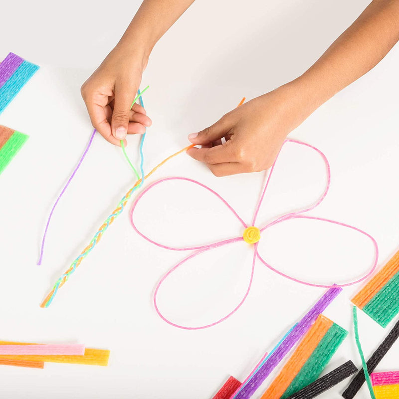 Purple Ladybug Wax Craft Sticks for Kids: 15 Colors, 2 Lengths - 6 Inc