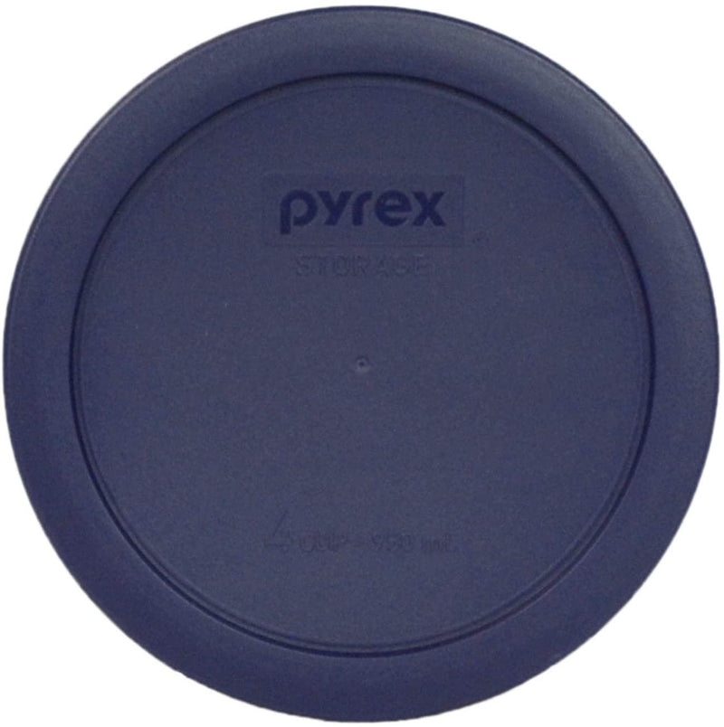 Pyrex (2) 7202-PC 1 Cup (2) 7200-PC 2 Cup (2) 7201-PC 4 Cup Blue Replacement Lids