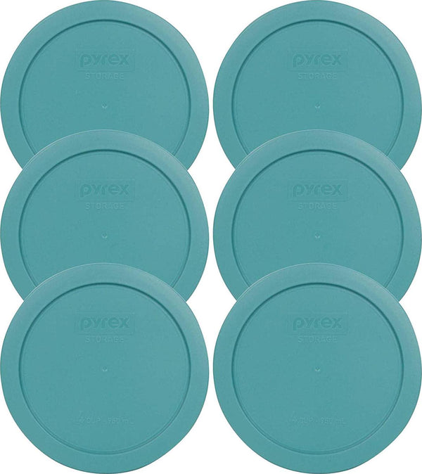 Pyrex 7201-PC Turquoise Lid (6-Pack)
