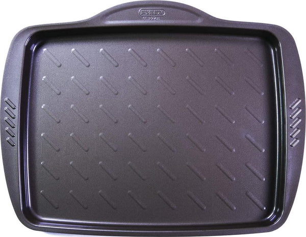 Pyrex AS35BV0/6146 Asimetria Non-stick Rectangular Baking Tray, Brown, 35cm x 27cm x 3cm