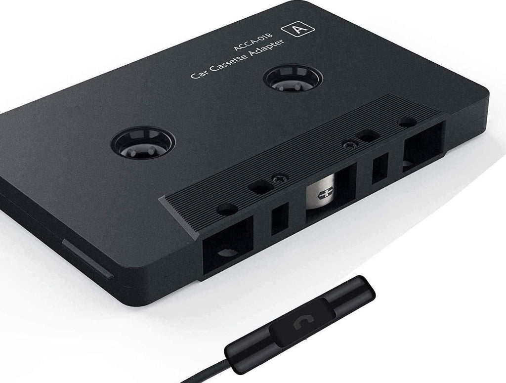 QUMOX Audio Cassette Adapter Bluetooth Music Receiver Car Tape Decks Hands  Free