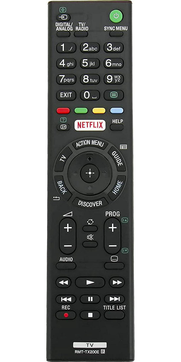 RMT-TX200E Remote Replacement for Sony TV RMF-TX200A RMF-TX300U KD-49X8000D KD-85X8500D KD-75X9400D KD-65X8500D KD-55X9300D KD-65X9300D KD-49X9000E KD-55X9000E KD-55X9300E KD-65X9000E KD-65X9300E