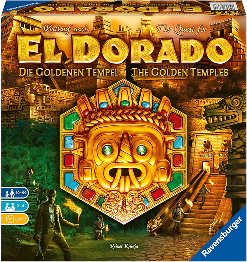 Ravensburger 26129 - El Dorado - zweite Erweiterung, Strategiespiel, Spiel für Erwachsene und Kinder ab 10 Jahren - Taktikspiel für 2-4 Spieler: Wettlaufspiel