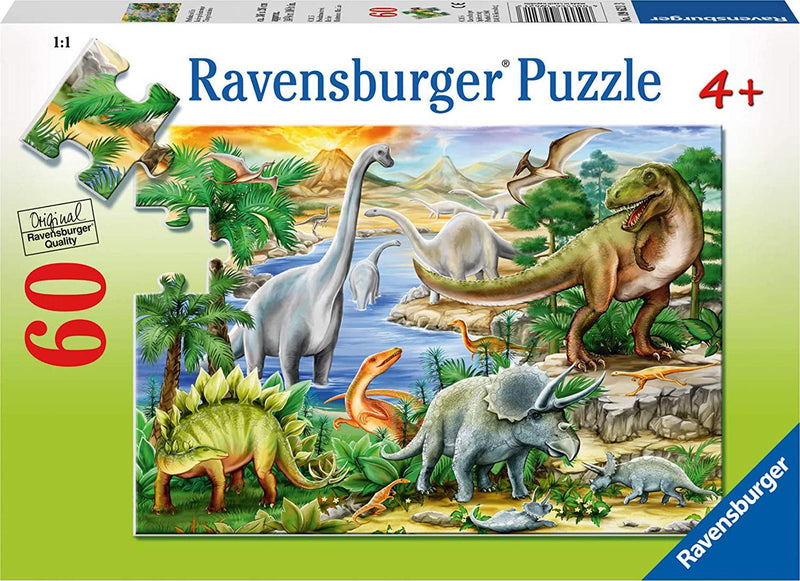 Ravensburger 9621 Prehistoric Life 60pc Puzzle,Children's Puzzles