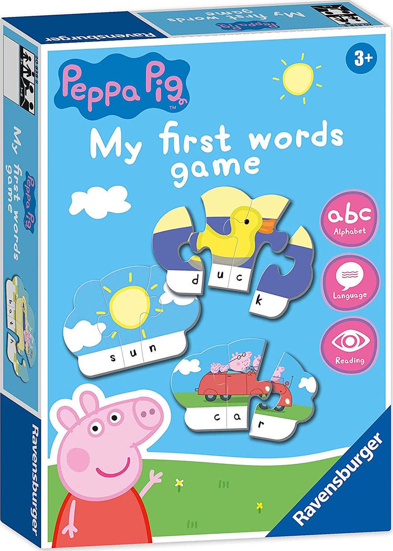 Ravensburger Peppa Pig My First Word Educational Games for Kids Age 4 Years Up - Ideal for Early Learning, Alphabet, Reading and Spelling