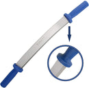 Redneck Convent 12 Inch Fleshing Knife Hide Tanning Fleshing Tool Dual Handle Hide Scaping Flesher Tool Leather and Taxidermy Supplies