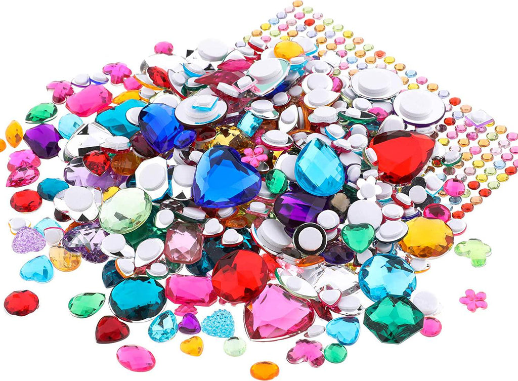 Richness Jewel Stickers Self Adhesive Jewels Kids DIY Gem Stickers Var
