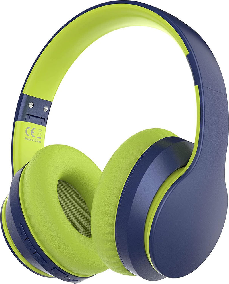 Rockpapa E7 Wireless Headphones Over Ear, Kids Bluetooth Headphones with  Microphone, Foldable Hi-Fi Stereo, Wireless Wired Headphones for  Phone/PC/TV,