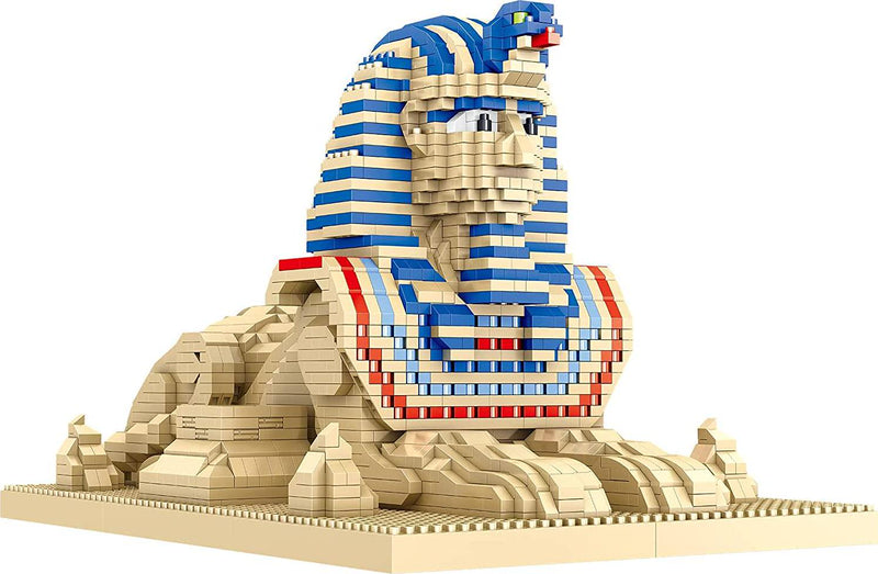 SEMKY Micro Mini Blocks Pharaoh s Sphinx Famous Landmark Model Set,(2732Pieces) -Building and Architecture Toys Gifts for Kid and Adult