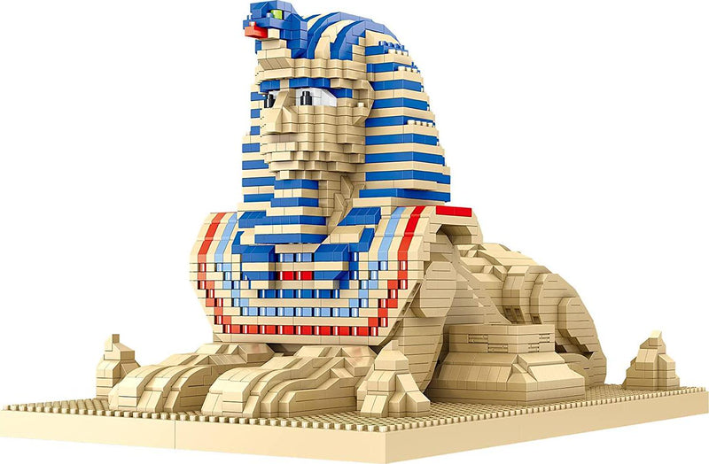 SEMKY Micro Mini Blocks Pharaoh s Sphinx Famous Landmark Model Set,(2732Pieces) -Building and Architecture Toys Gifts for Kid and Adult