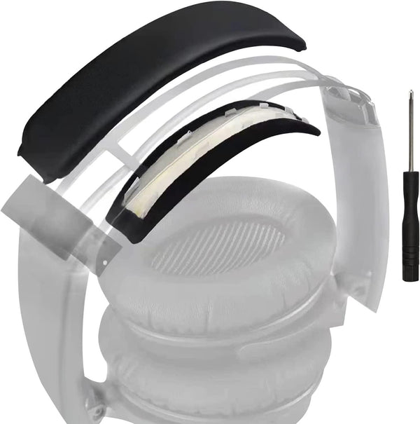 SOULWIT Replacement Headband Kit for Bose QC35 and QuietComfort 35 II (QC35 ii) Headphones, Easy DIY Installation (Black)