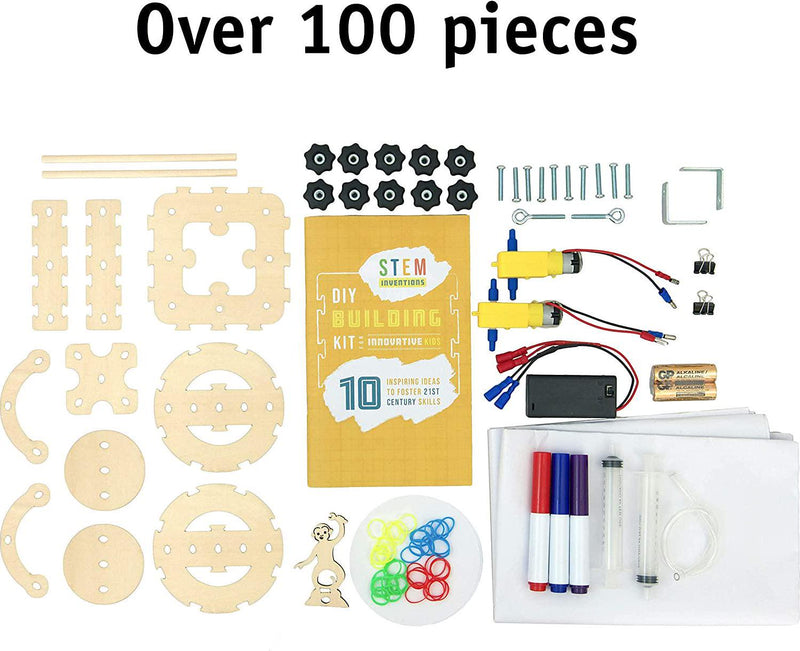 STEM Inventions DIY Building Kit for Innovative Kids Ages 8+ | Hands-On Science, Engineering, Math, and Technology Toy