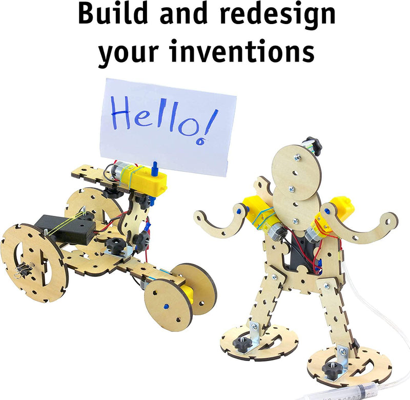 STEM Inventions DIY Building Kit for Innovative Kids Ages 8+ | Hands-On Science, Engineering, Math, and Technology Toy