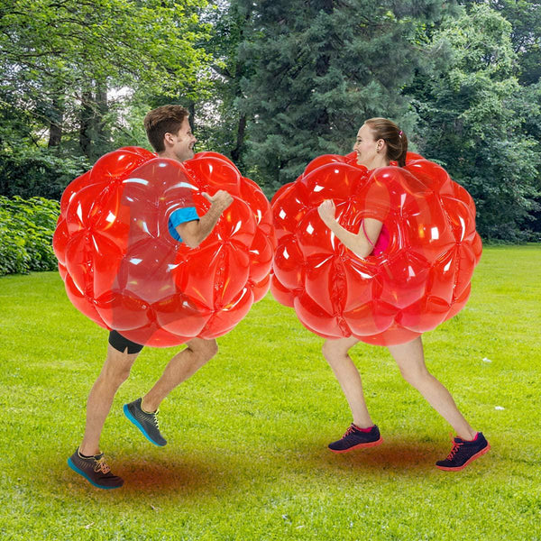 SUNSHINEMALL Bumper Balls for Adults 2 Pack, Inflatable Body Bubble Ball Sumo Bumper Bopper Toys, Heavy Duty Durable PVC Vinyl Kids Adults Physical Outdoor Active Play