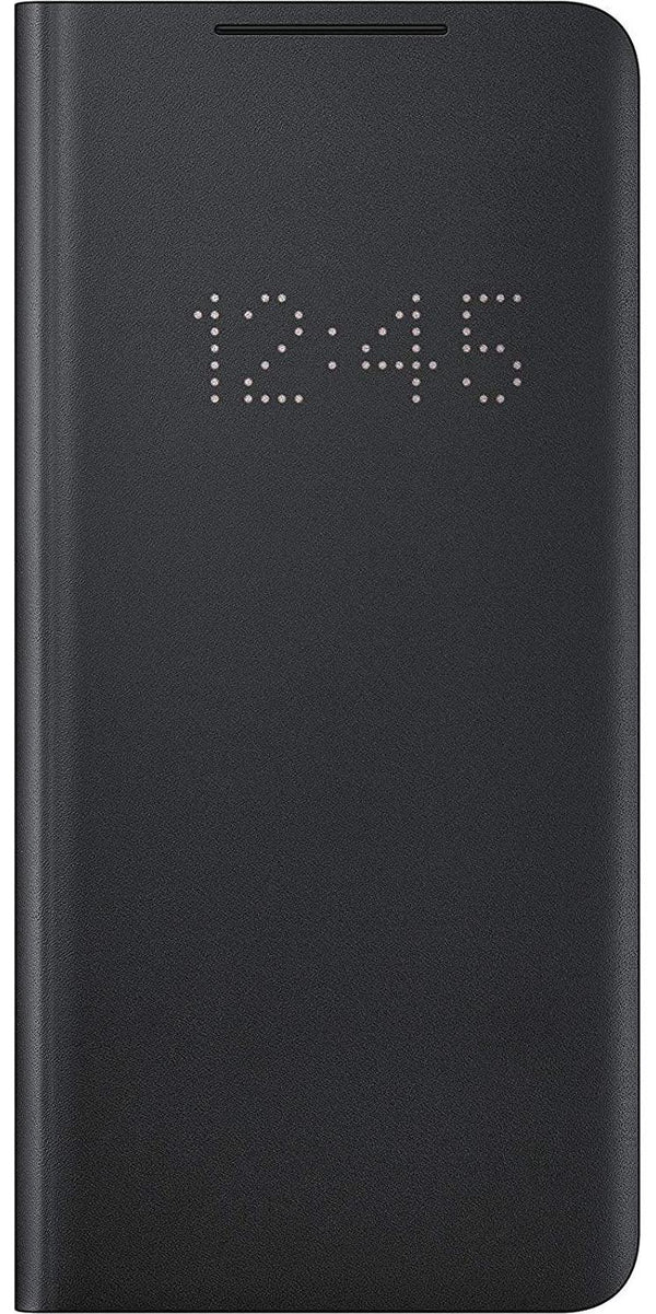 Samsung Galaxy S21 Ultra Case, LED Wallet Cover - Black (US Version)