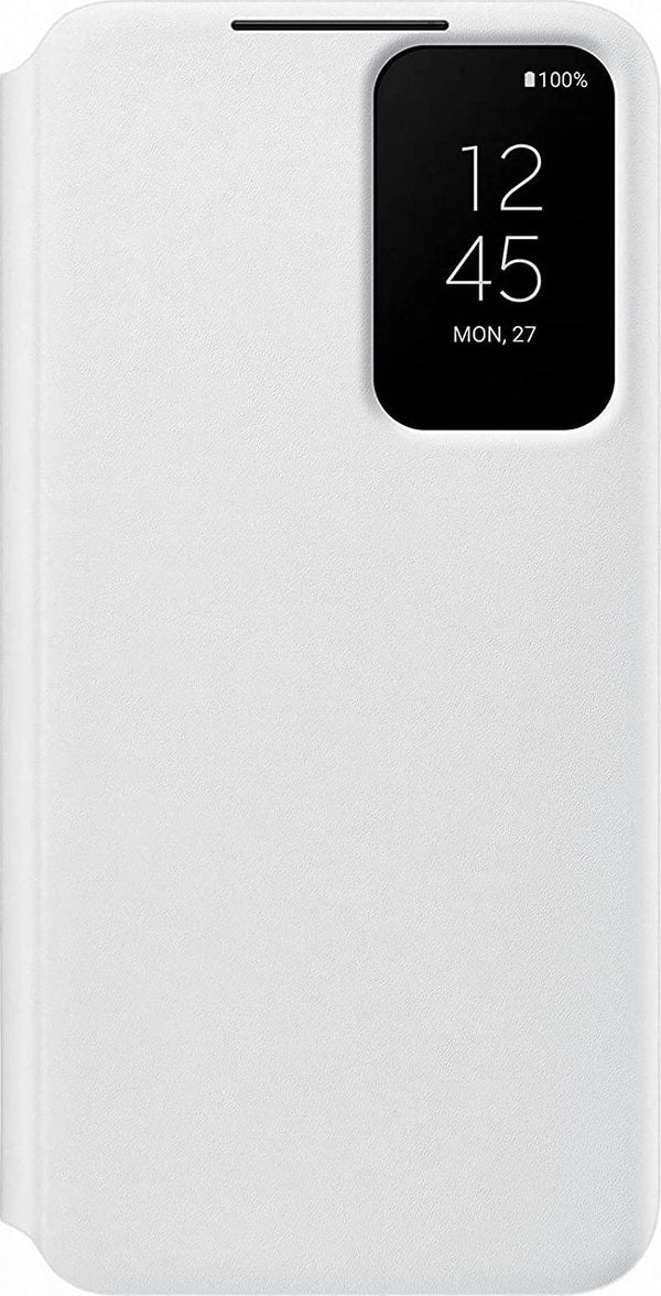 Samsung Galaxy S22 Official Case - Smart Clear View Cover (Antibacterial) - White