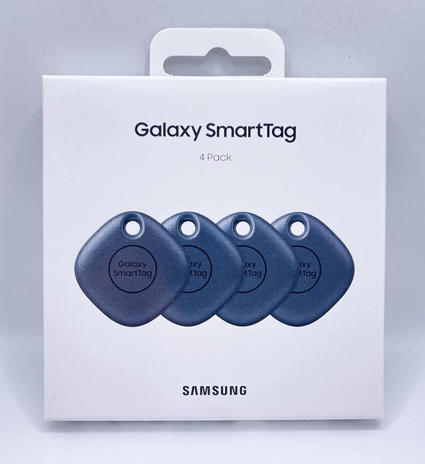 Samsung Galaxy SmartTag Bluetooth Tracker and Item Locator for Keys, Wallets, Luggage, Pets and More (4 Pack), Black