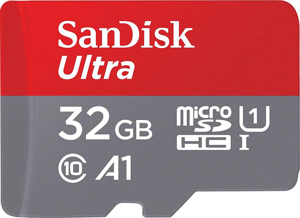 SanDisk 32GB Ultra microSD SDHC SDXC UHS-I Memory Card 120MB/s Full HD Class 10 Speed Google Play Store App for Android Smartphone Tablet SDSQUA4-032G-GN6MN