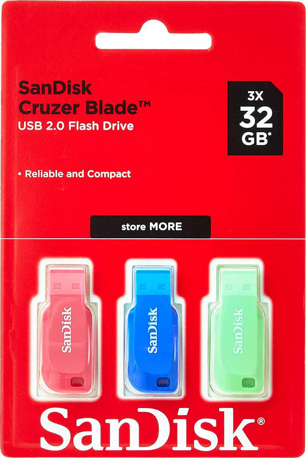 SanDisk Cruzer Blade 32GB USB 2.0, Black, SDCZ50C-032G-B46T