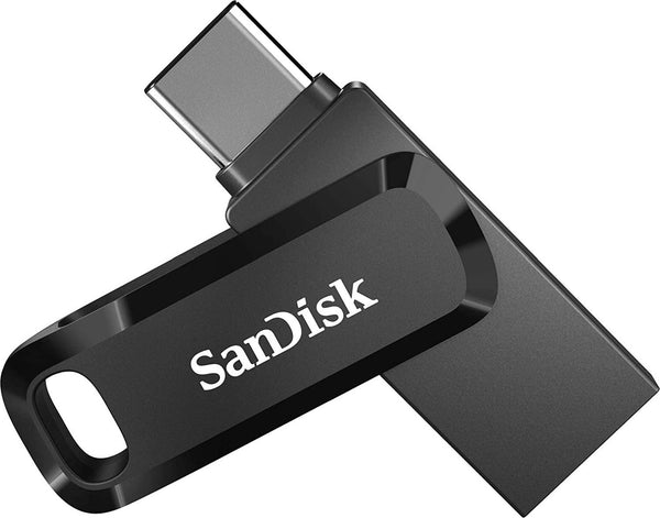 SanDisk Ultra 32GB Dual Drive Go USB-A and USB-C Flash Drive, Black, SDDDC3-032G-G46