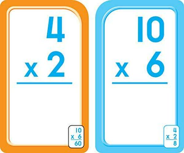 School Zone - Get Ready Flash Cards Multiplication and Division 2 Pack - Ages 8 to 9, 3rd Grade, 4th Grade, Multiplication 0-12, Division 0-12, Elementary Math, and More