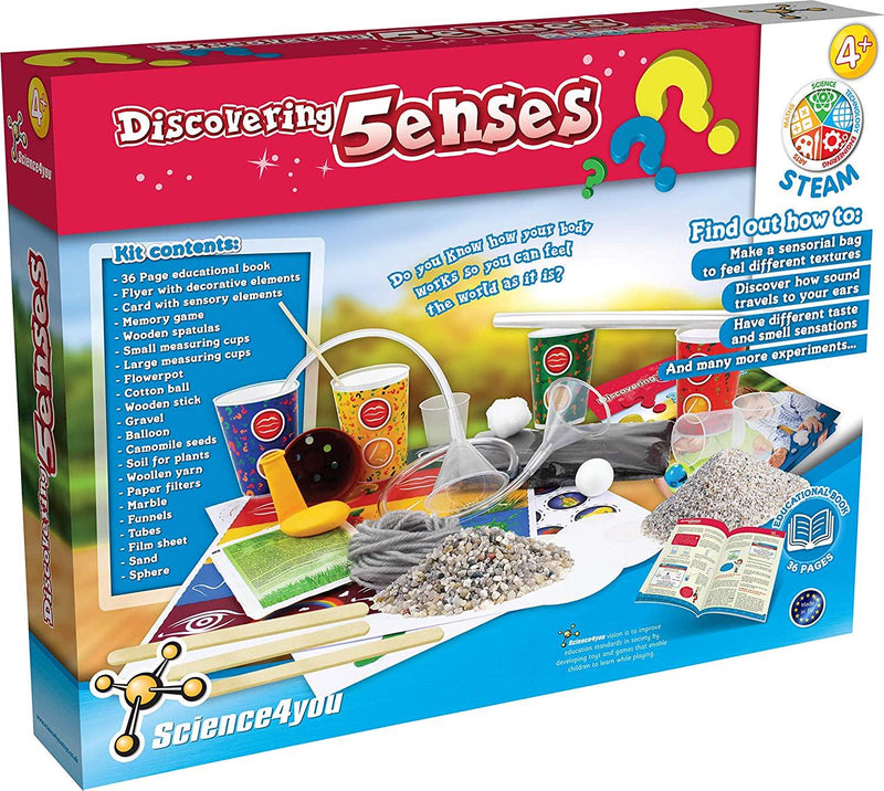 Science 4 You Discovering Senses STEM Science Kit, Multi-Colour