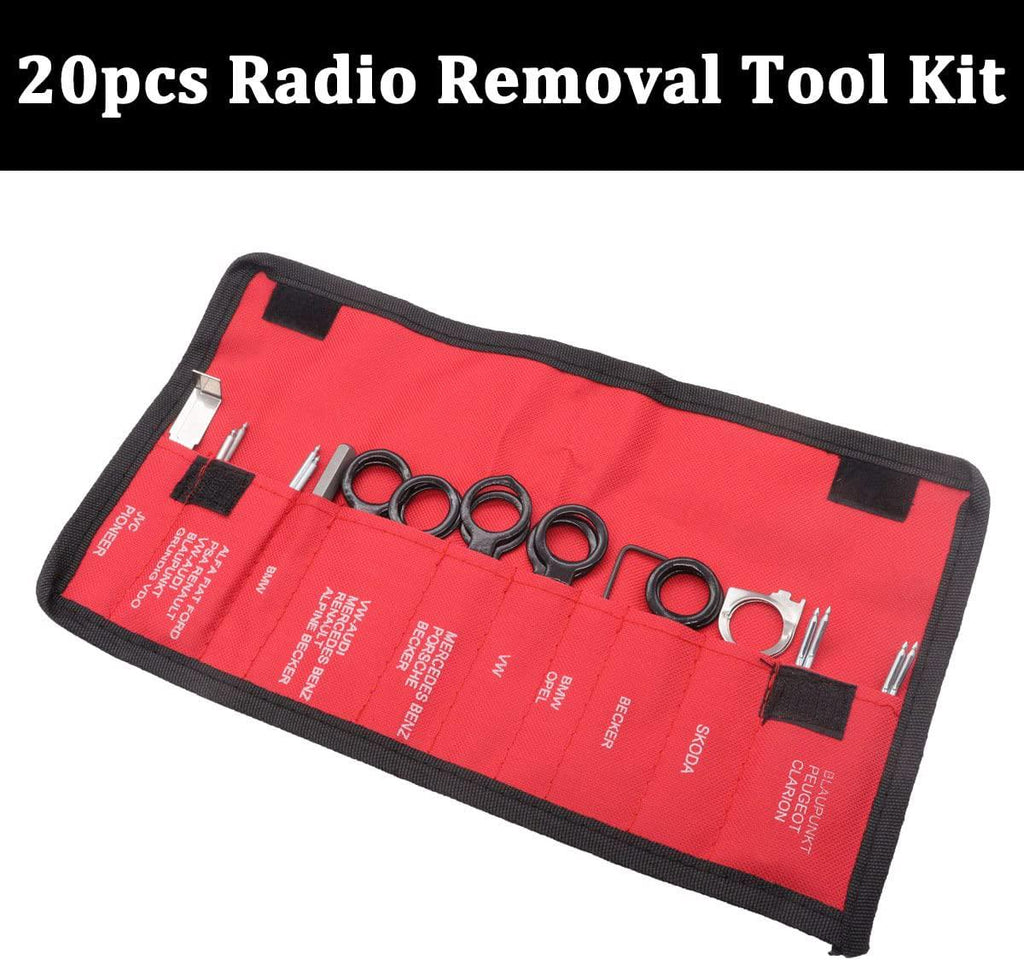 DOGOON 38Pcs Car Audio Stereo CD Player Radio Removal Repair Tool