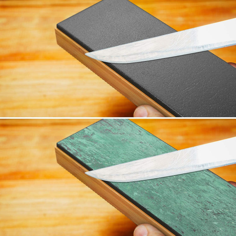 Sharp Pebble Classic Leather Strop kit with Polishing Compound- Knife