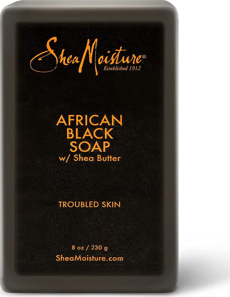 Shea Moisture African Black Soap with Shea Butter, 230 g