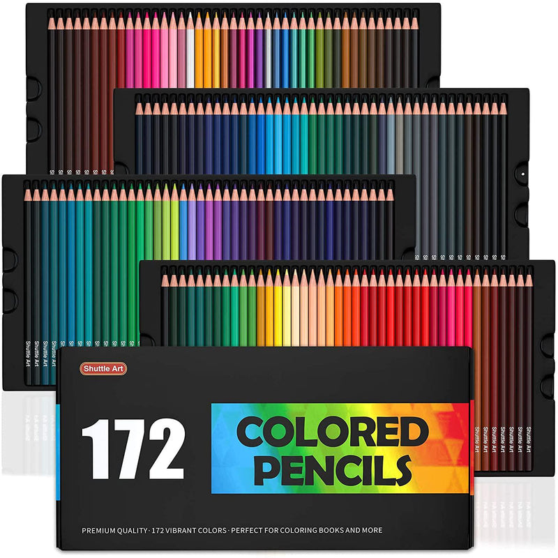 ARTEZA Colored Pencils, Professional Set of 72 Colors, Soft Wax