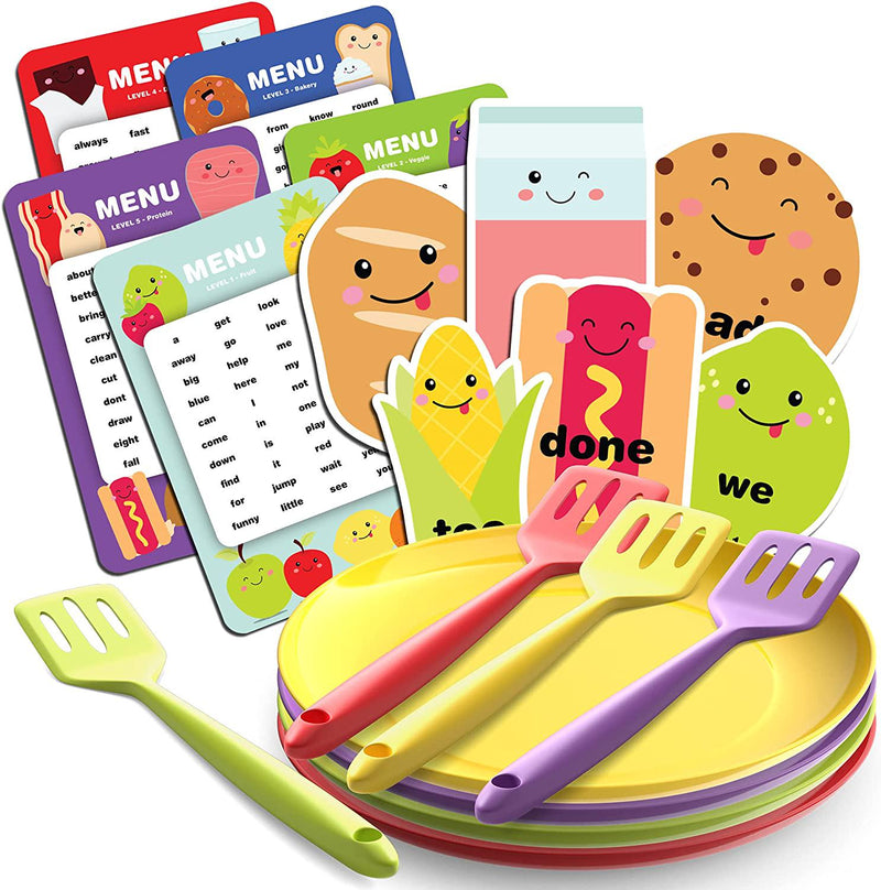  Sight Word Diner Reading Fluency Game - Sight Reading Games for  Kids Ages 4-8 - Fun Educational Kid Toy for Boys and Girls 4 Year Old and  Up - Preschool Learning