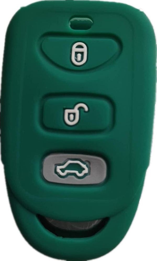 Silicone 3 Buttons Smart Key Fob Remote Cover Case Keyless Jacket Protector Holder for Hyundai Elantra Genesis Sonata Kia Sorento Forte Optima Rondo Spectra