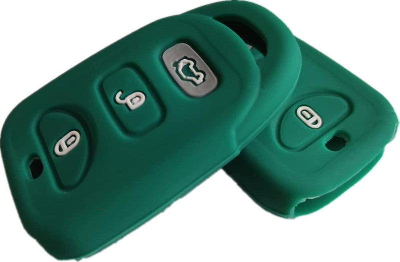 Silicone 3 Buttons Smart Key Fob Remote Cover Case Keyless Jacket Protector Holder for Hyundai Elantra Genesis Sonata Kia Sorento Forte Optima Rondo Spectra