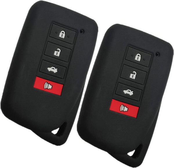 Silicone Smart Key Fob Covers Case Protector Keyless Remote Holder for Lexus NX300h ES350 GS350 GS300h GS450h HYQ14FBA 89904-30A30