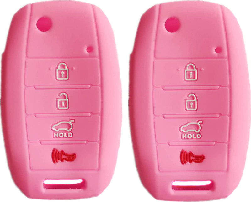 Silicone Smart Key Fob Cover Case Protector Keyless Remote Holder for Kia Sorento Sportage Rio Soul Forte Optima Carens Not Fit Smart Key Fob